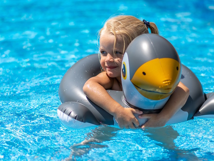 Campingplasser med basseng